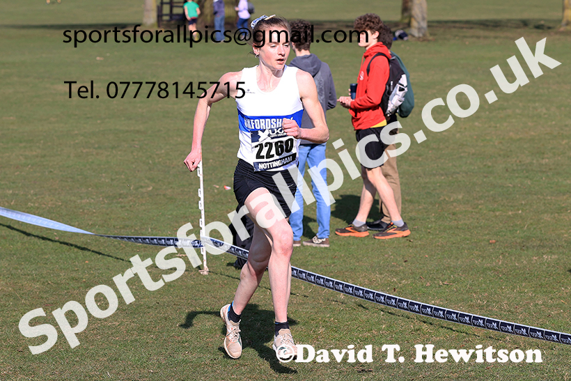 Senior womens 2025 UK CAU Inter Counties Cross Country Champs., Wollaton Park, Nottingham. Photo: David T. Hewitson/Sports for All Pics